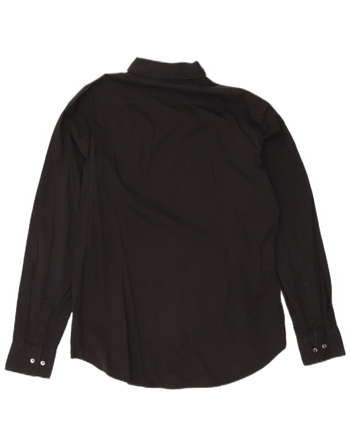 Hugo Boss Herren Slim Fit Hemd Größe 41 16 Large Schwarz