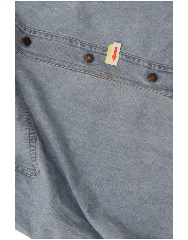 CASUCCI Herren Jeanshemd 2XL Blau