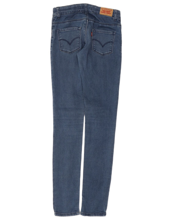Levi's Mädchen 710 Super Skinny Jeans 13–14 Jahre W26 L30 Blaue Baumwolle