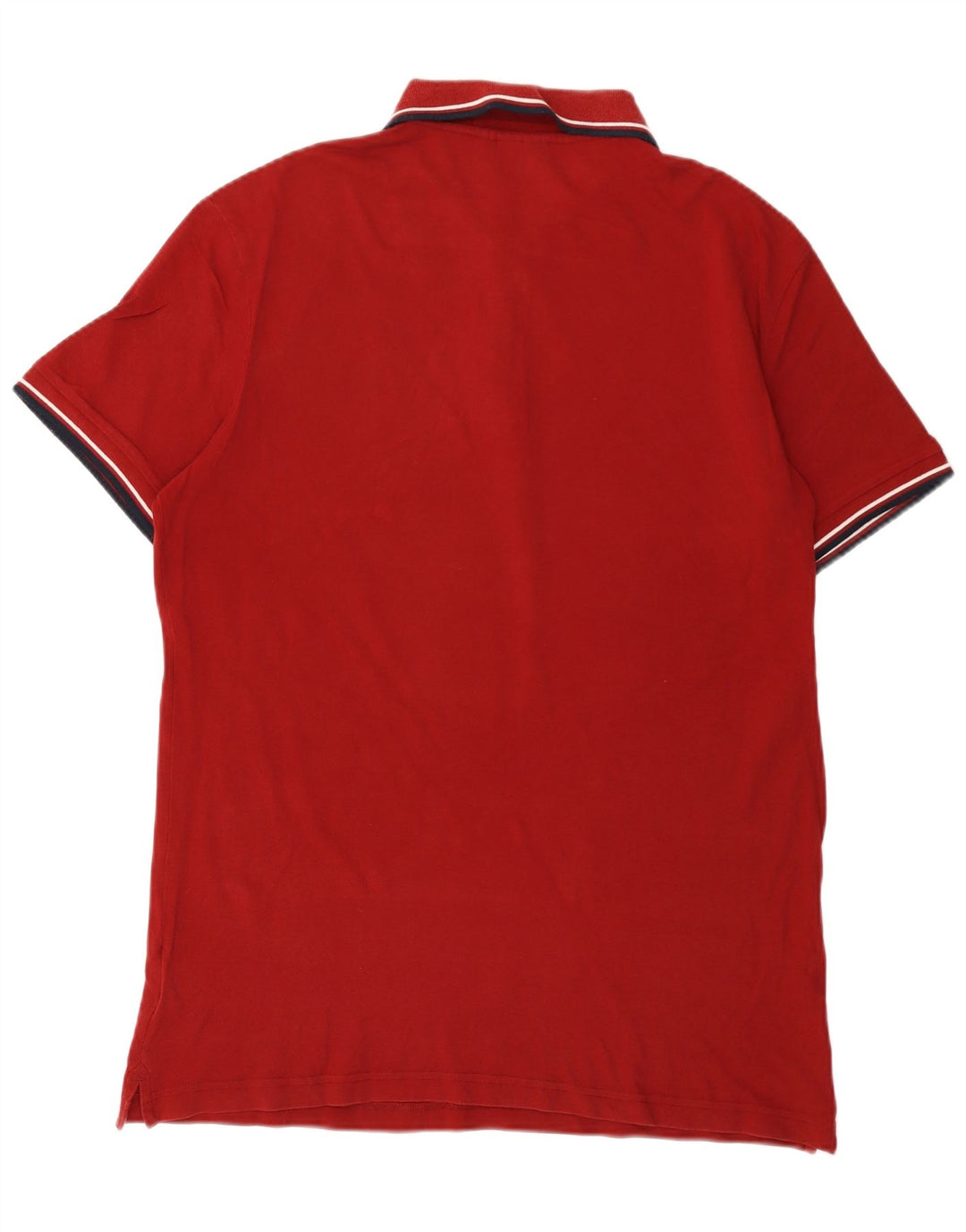 Diadora Herren Poloshirt 2XL Rote Baumwolle