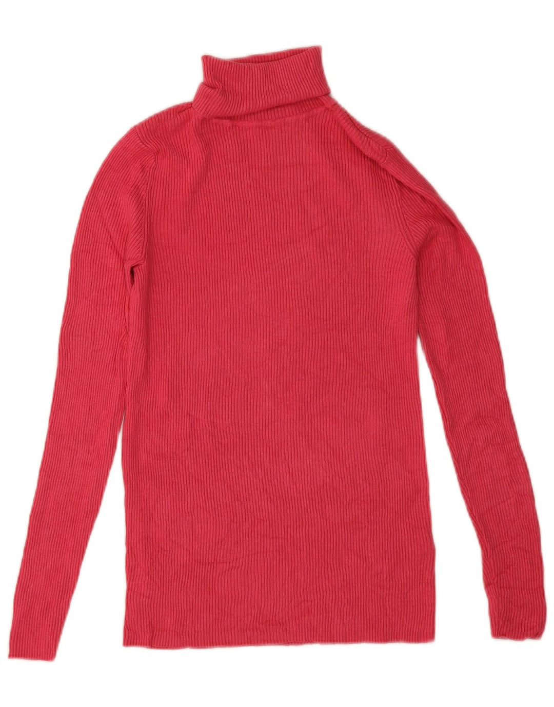 Marks & Spencer Rollkragenpullover für Damen, UK 10, Größe S, rosa Viskose