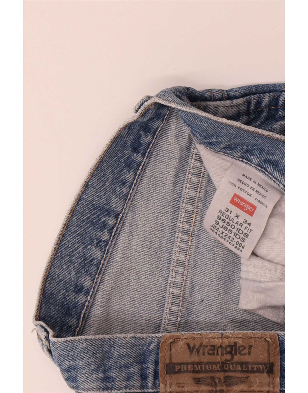 Wrangler Herren-Jeansshorts mit normaler Passform, W31, mittelblaue Baumwolle