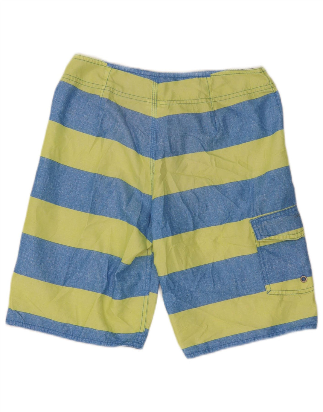 Quiksilver Herren-Badeshorts, XS, blau gestreift, Polyester