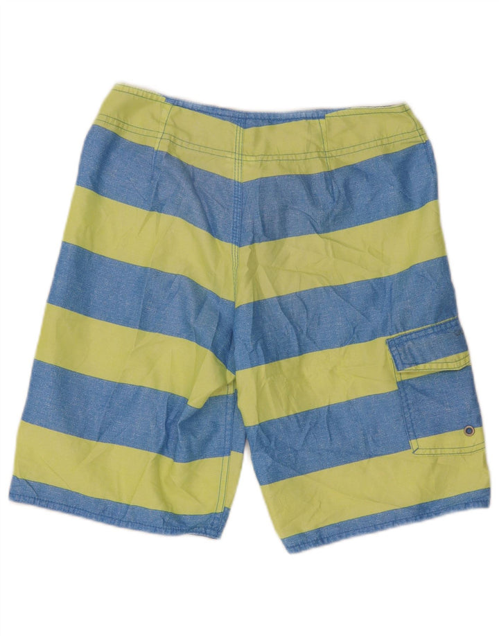 Quiksilver Herren-Badeshorts, XS, blau gestreift, Polyester