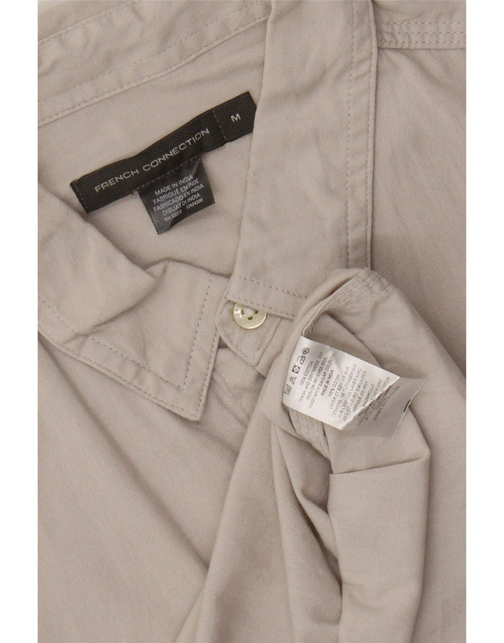 FRENCH CONNECTION Herrenhemd mittelbeige Baumwolle