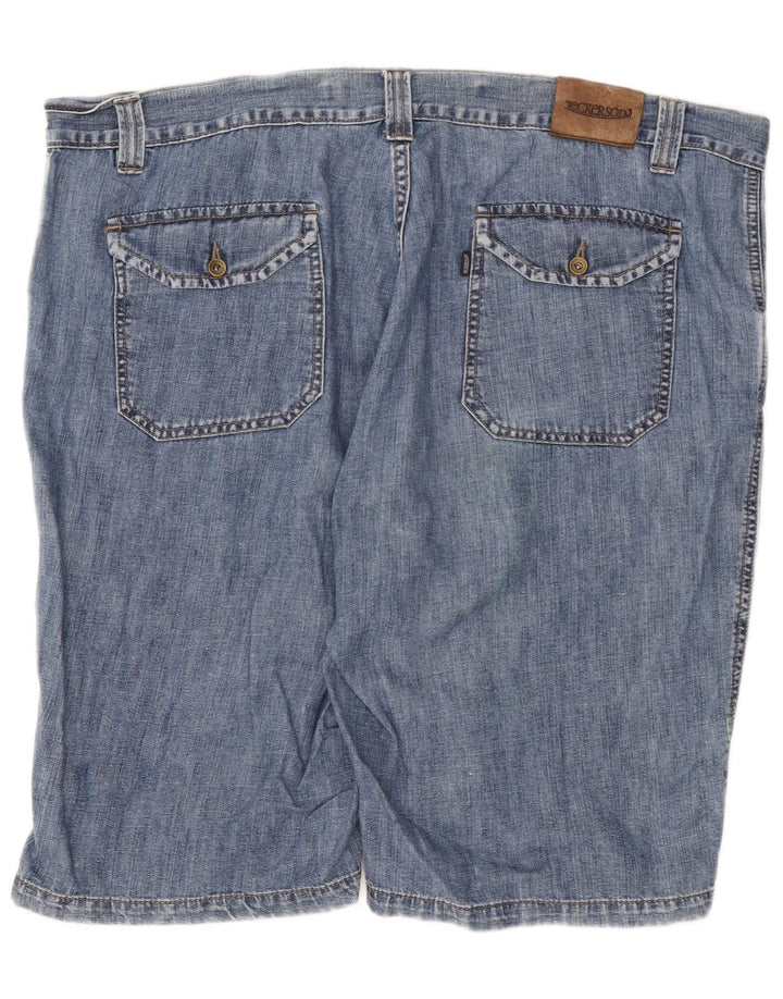 Jeckerson Herren Jeansshorts W42 2XL Blaue Baumwolle