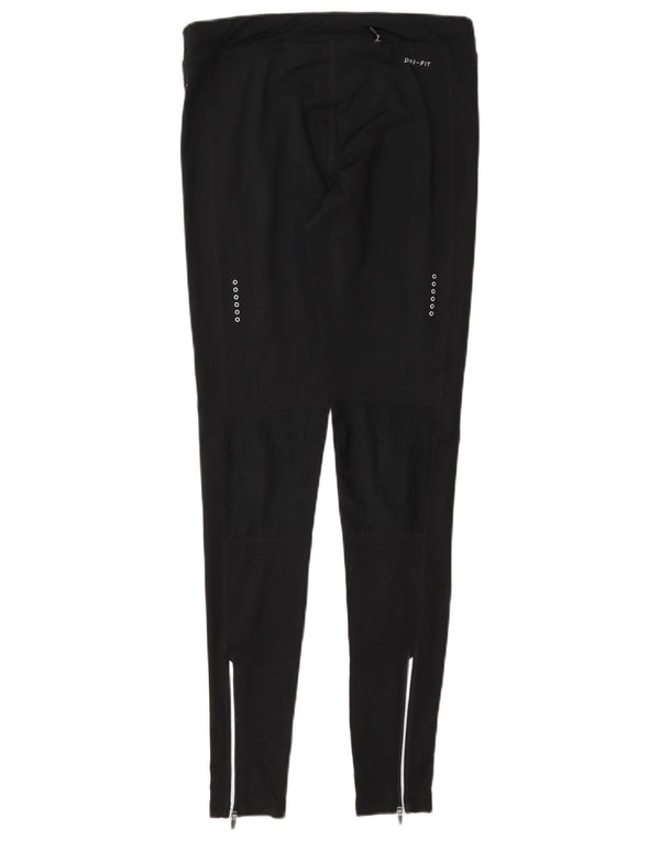 Nike Damen Dri Fit Leggings UK 10 Small Schwarz