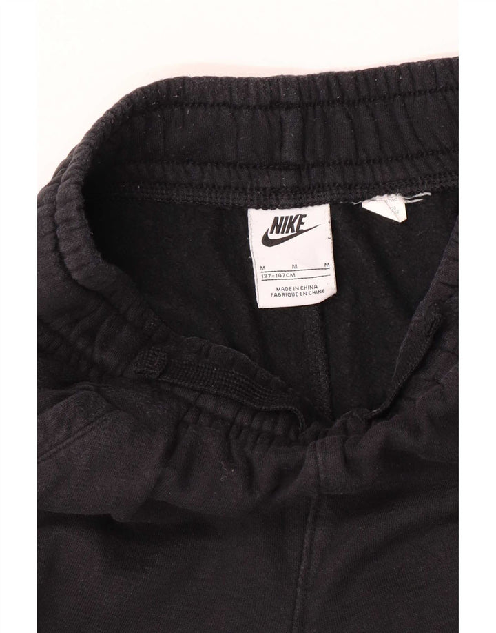 Nike Jungen-Trainingshose mit Grafik, Jogginghose, 10–11 Jahre, mittelgroß, Schwarz