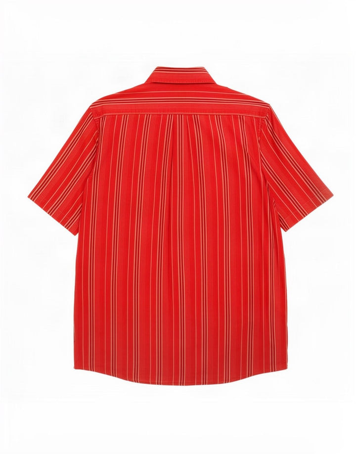 Levi's Herren-Kurzarmhemd, klein, rot gestreift, Baumwolle
