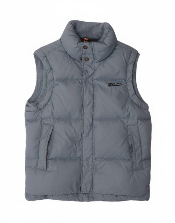 TOMMY HILFIGER Mens Padded Gilet UK 36 Small Blue Polyester