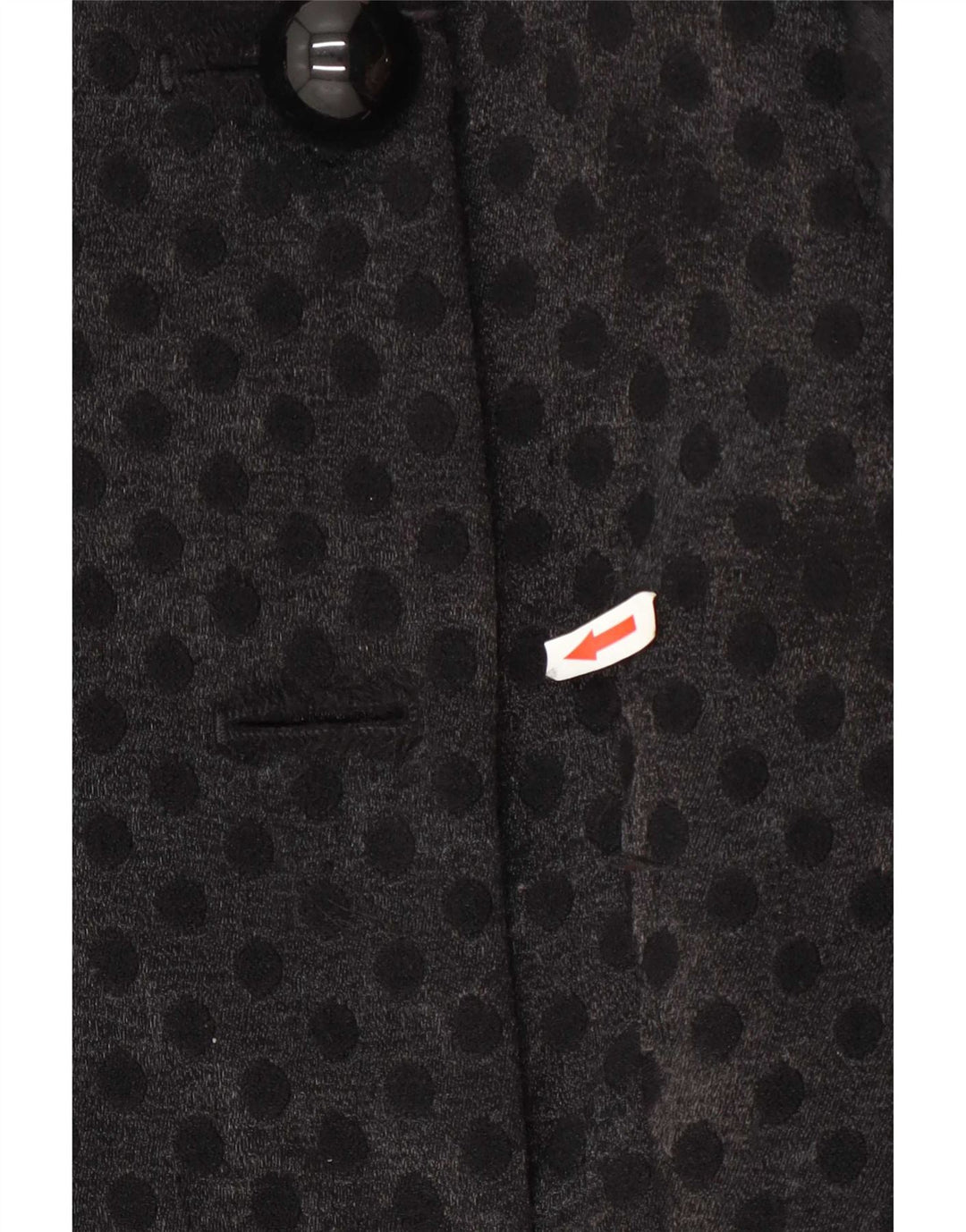 French Connection Zweireihiger Damenmantel UK 6 XS Schwarz Geometrisch