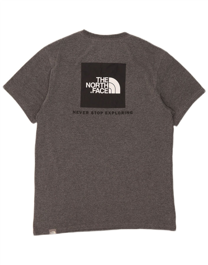 The North Face Herren-T-Shirt mit Grafik, Größe S, Grau, Baumwolle
