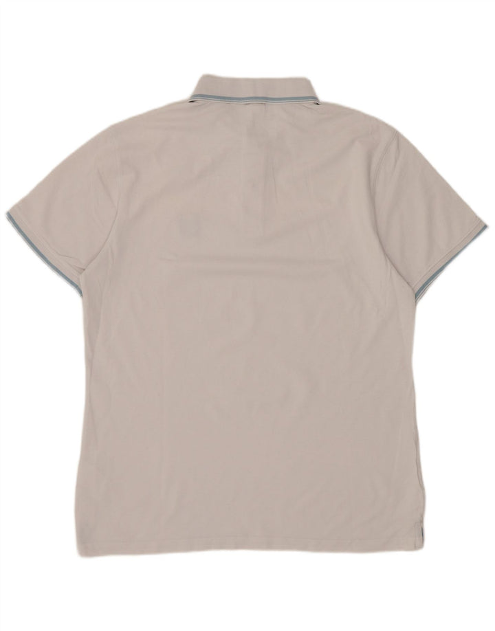 Sergio Tacchini Herren Poloshirt Large Weiß