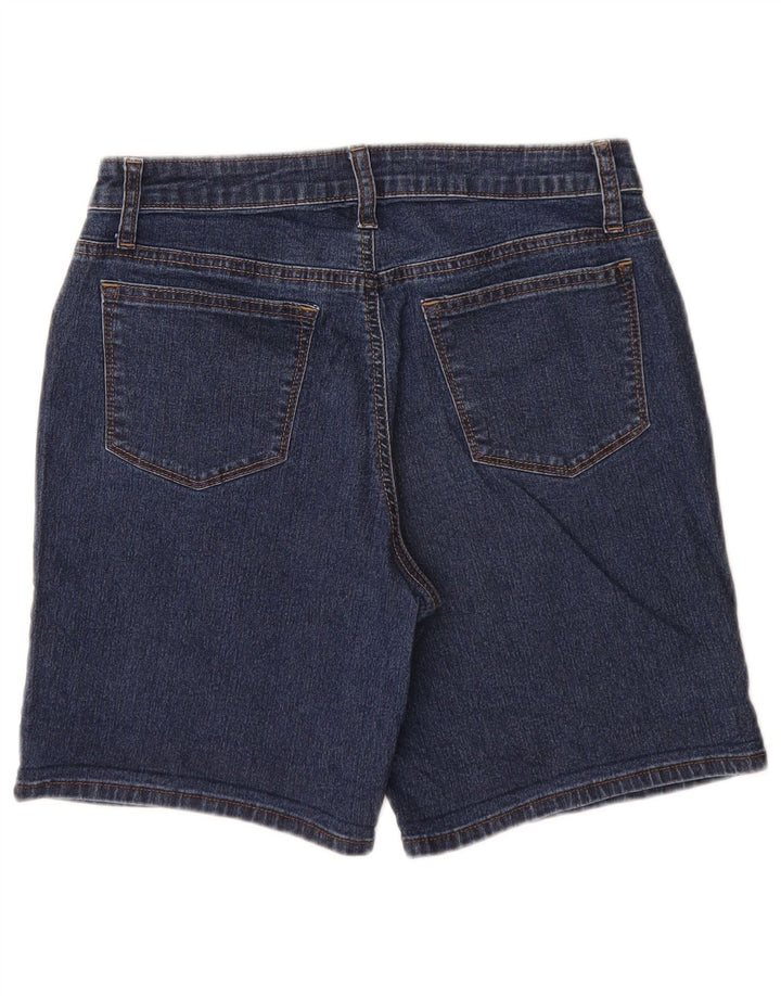LEE Damen Riders Mid Rise Denim Shorts US 8 Medium W28 Blaue Baumwolle