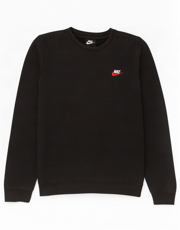 Nike Mens Sweatshirt Jumper XS Black Cotton