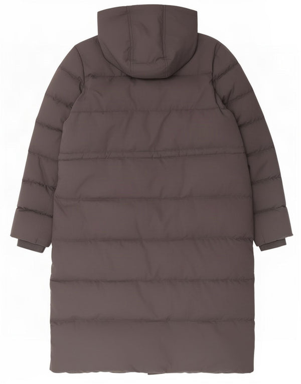 Mountain Warehouse Wattierter Damenmantel mit Kapuze, UK 18, XL, Grau, Polyester