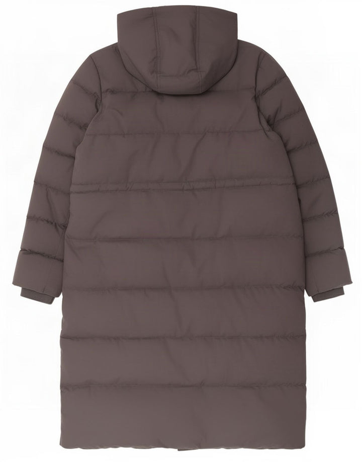 Mountain Warehouse Wattierter Damenmantel mit Kapuze, UK 18, XL, Grau, Polyester