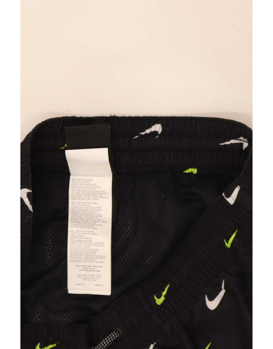 Nike Herren-Sportshorts mit Grafik, Größe S, Schwarz, Polyester