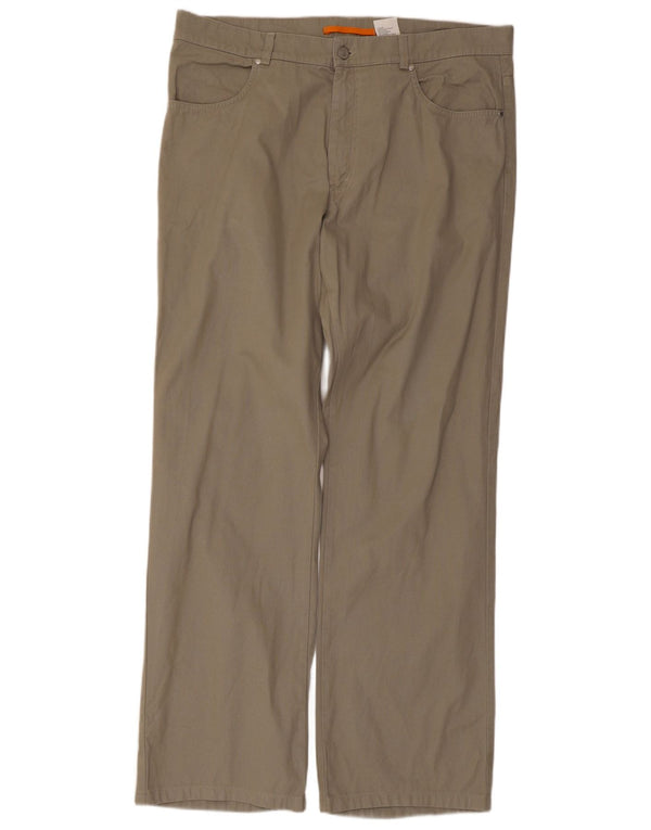 Timberland Herren gerade Freizeithose W38 L31 graue Baumwolle