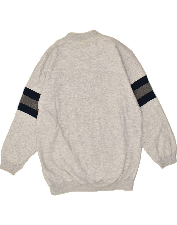 CHAMPION Mens Graphic Sweatshirt Jumper Small Grey Cotton | Vintage Champion | Thrift | Second-Hand Champion | Used Clothing | Messina Hembry 