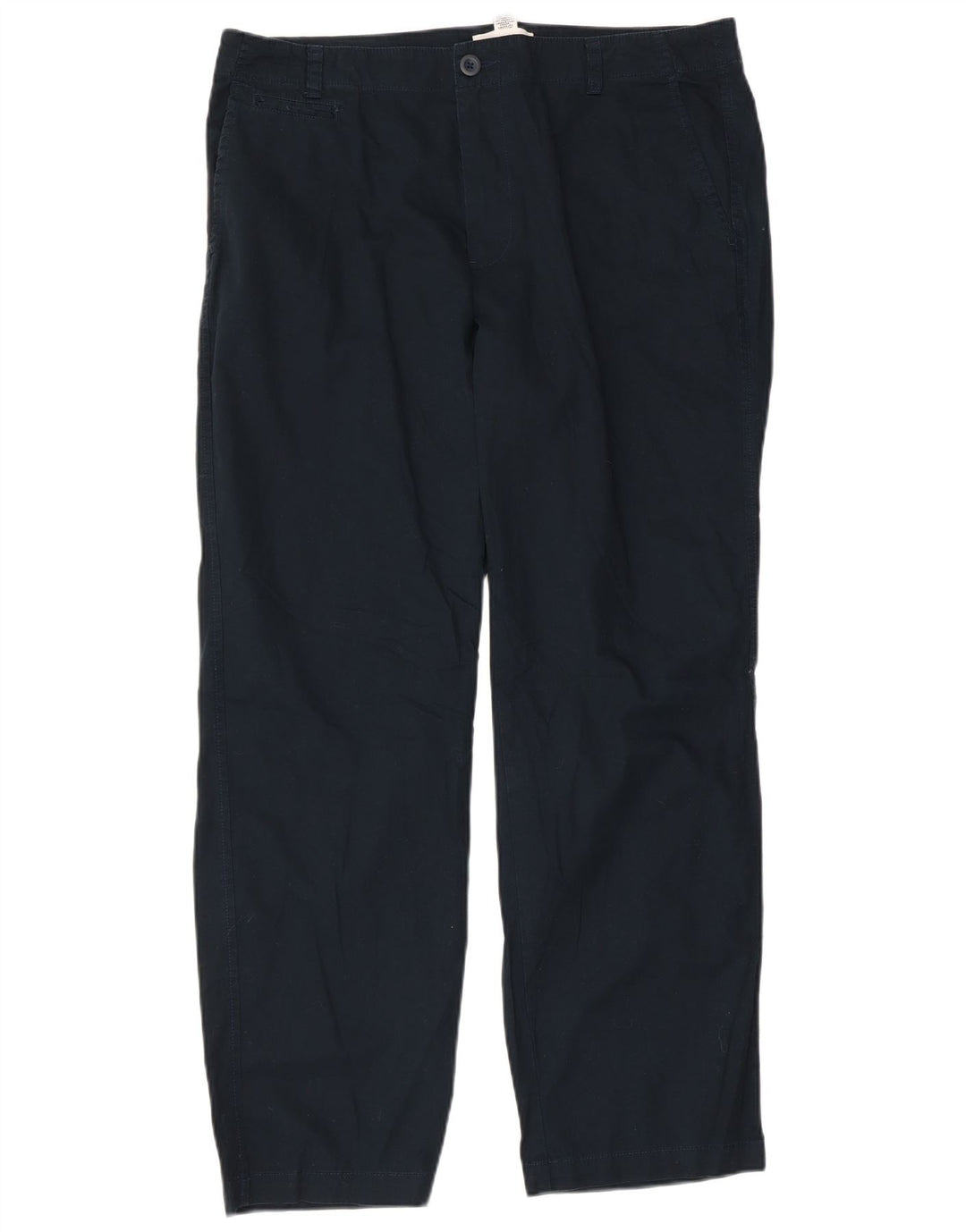 CALVIN KLEIN Herren gerade Chinohose W36 L30 Marineblaue Baumwolle