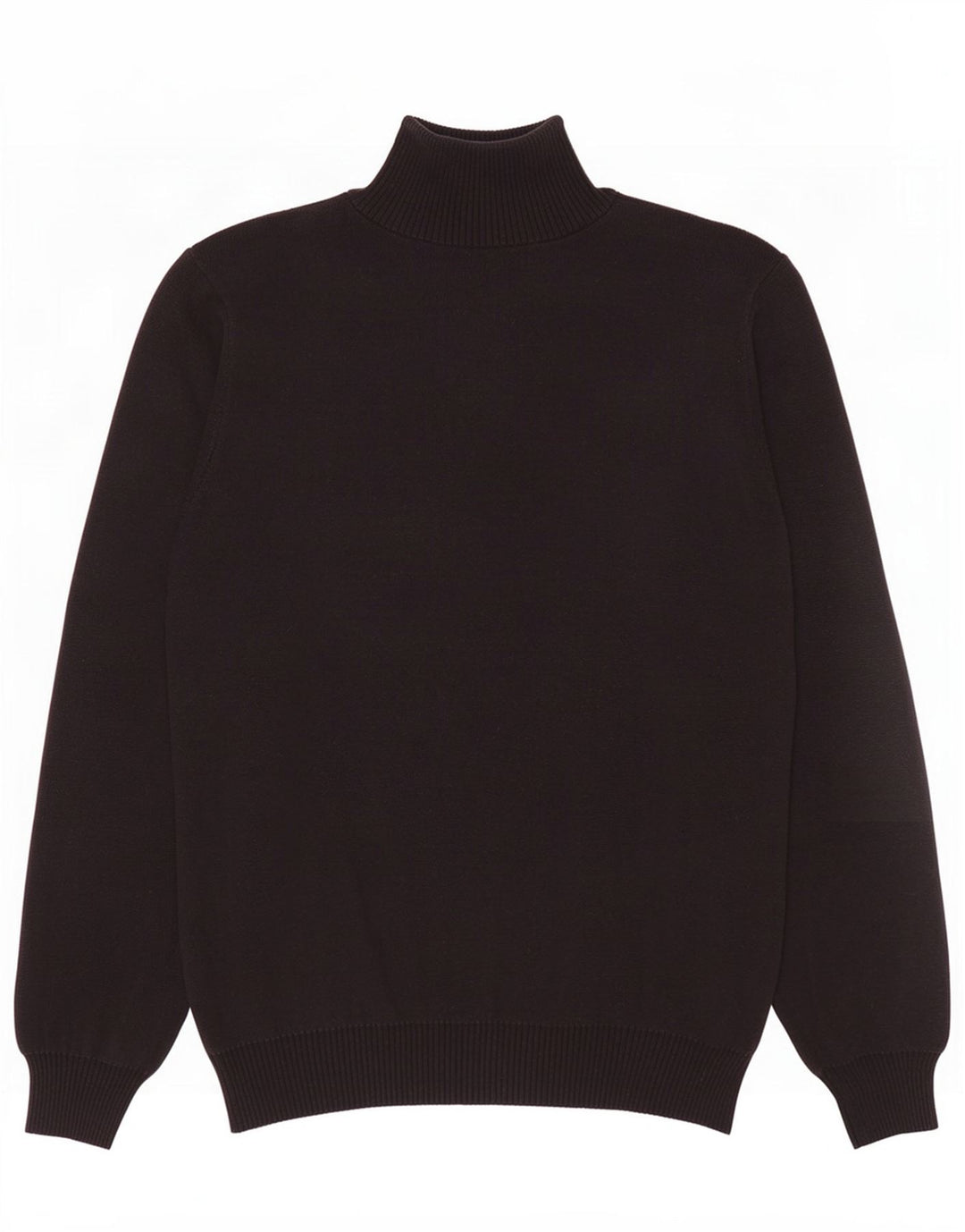 U.S. Polo Assn. Herren-Pullover mit Reißverschluss am Hals, Mittelschwarz, Farbblock