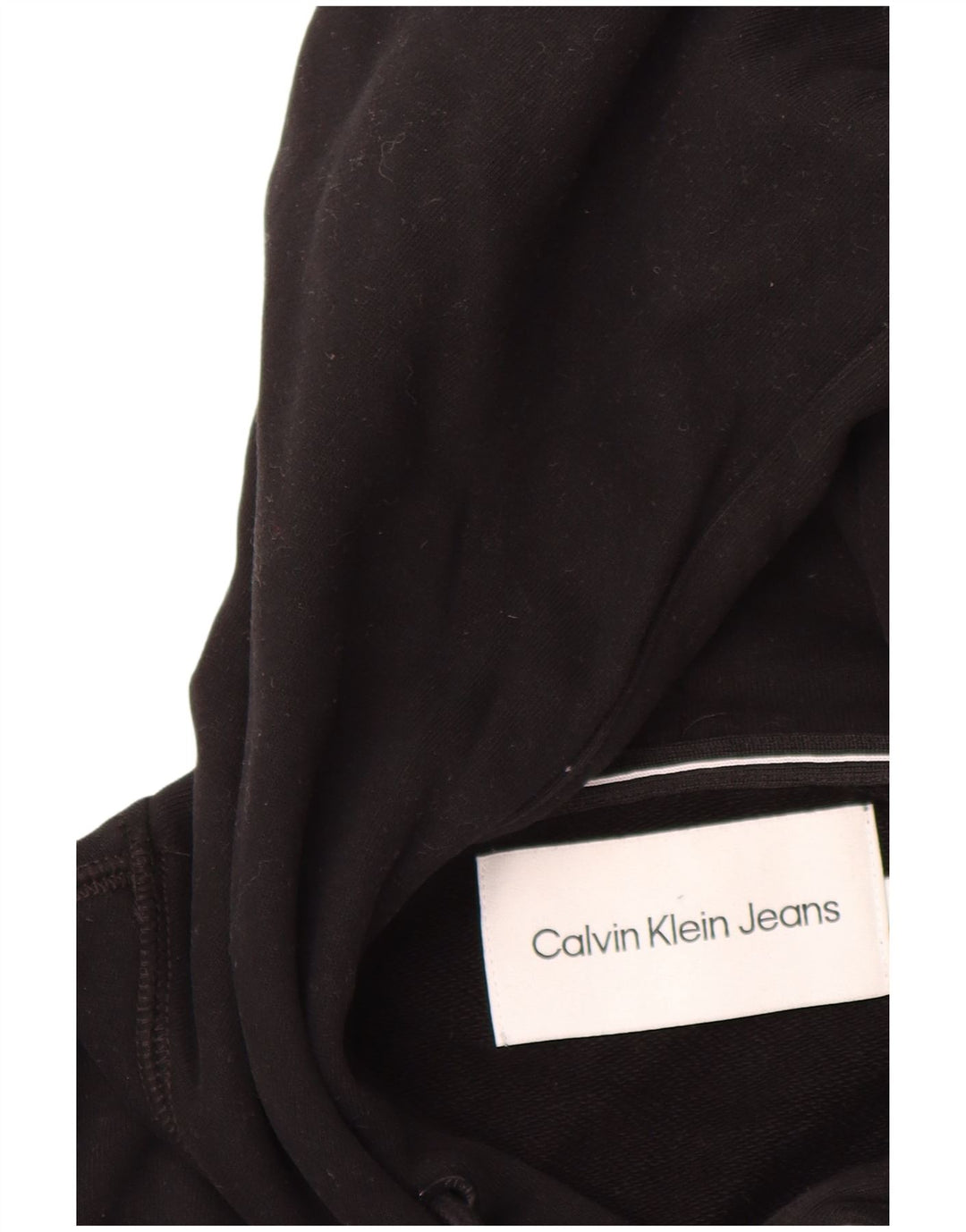 CALVIN KLEIN JEANS Herren-Kapuzenpullover mit Grafik, mittelschwarz, Baumwolle