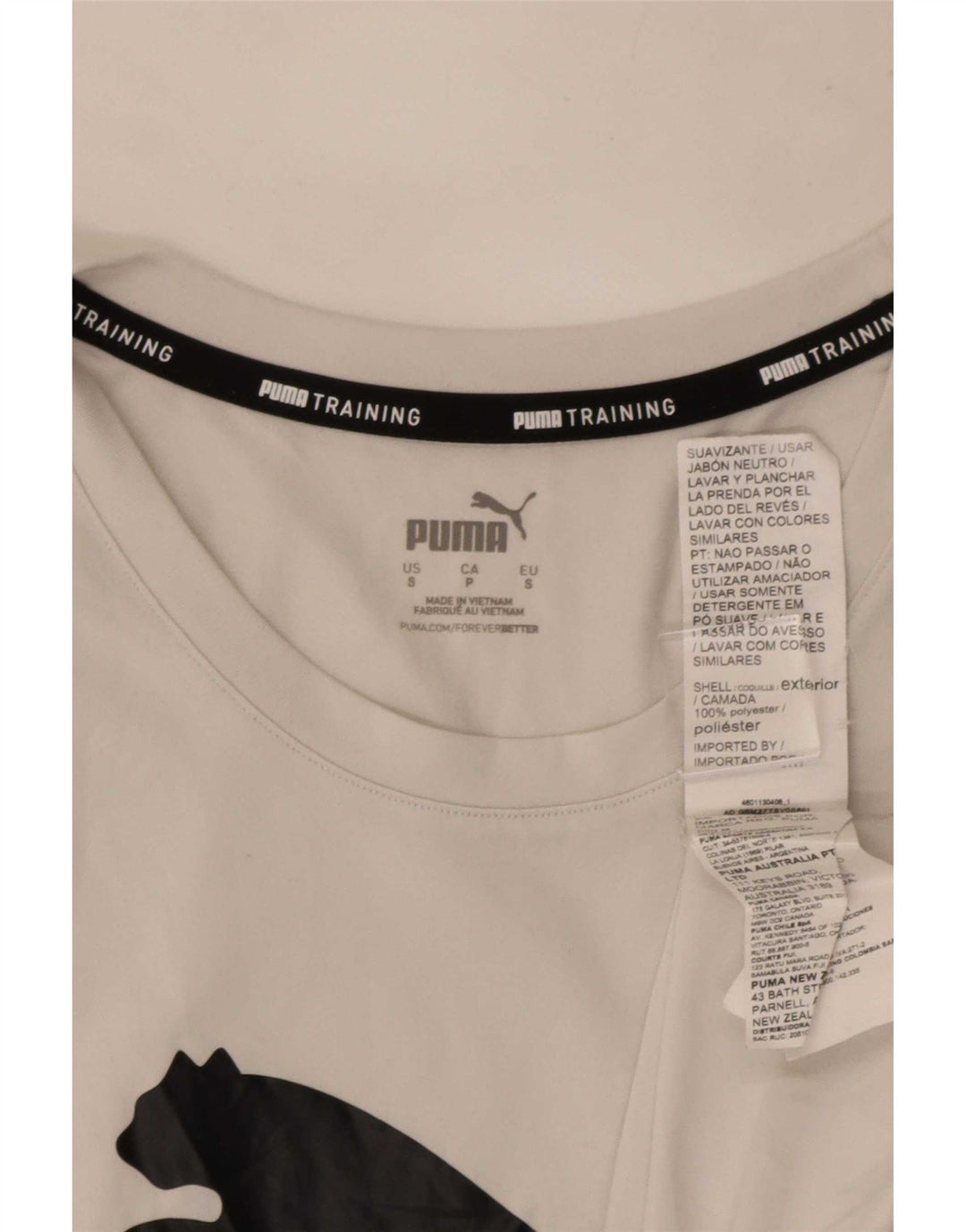 Puma Herren Grafik-Weste Top Small Weiß Polyester