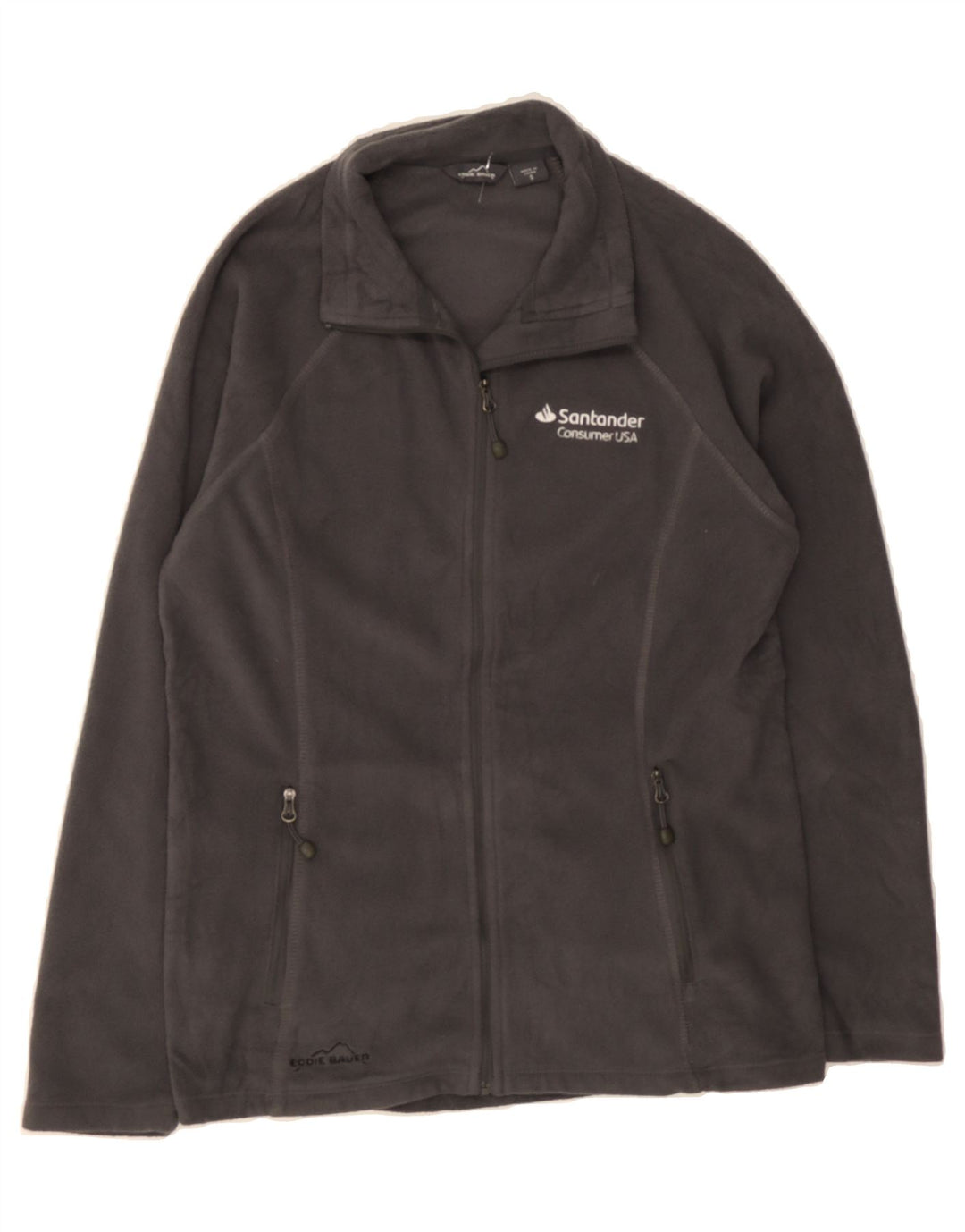 EDDIE BAUER Mens Fleece Jacket UK 36 Small Grey Polyester Vintage Eddie Bauer and Second-Hand Eddie Bauer from Messina Hembry 