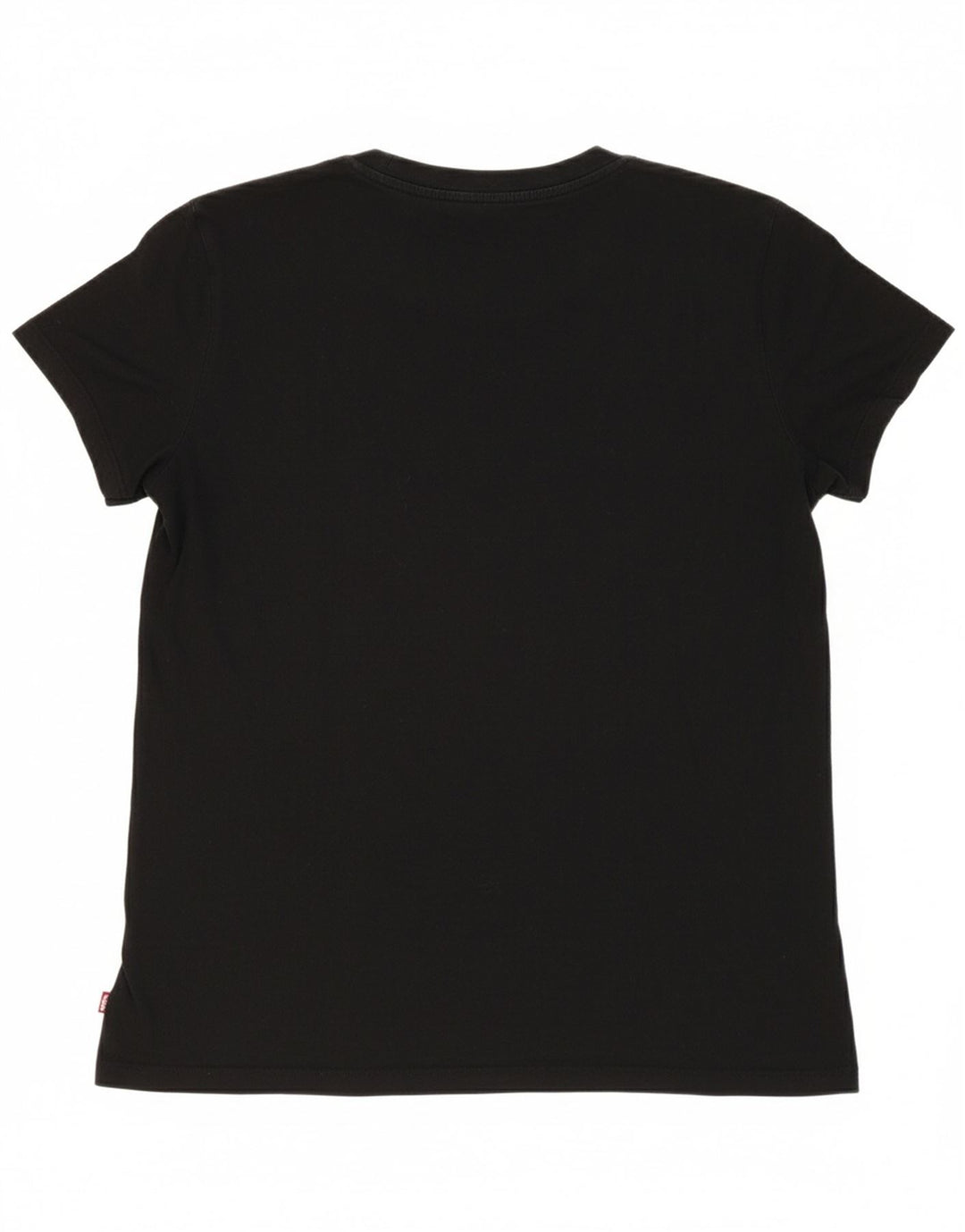 LEVI'S Womens Graphic T-Shirt Top UK 10 Small Black Cotton