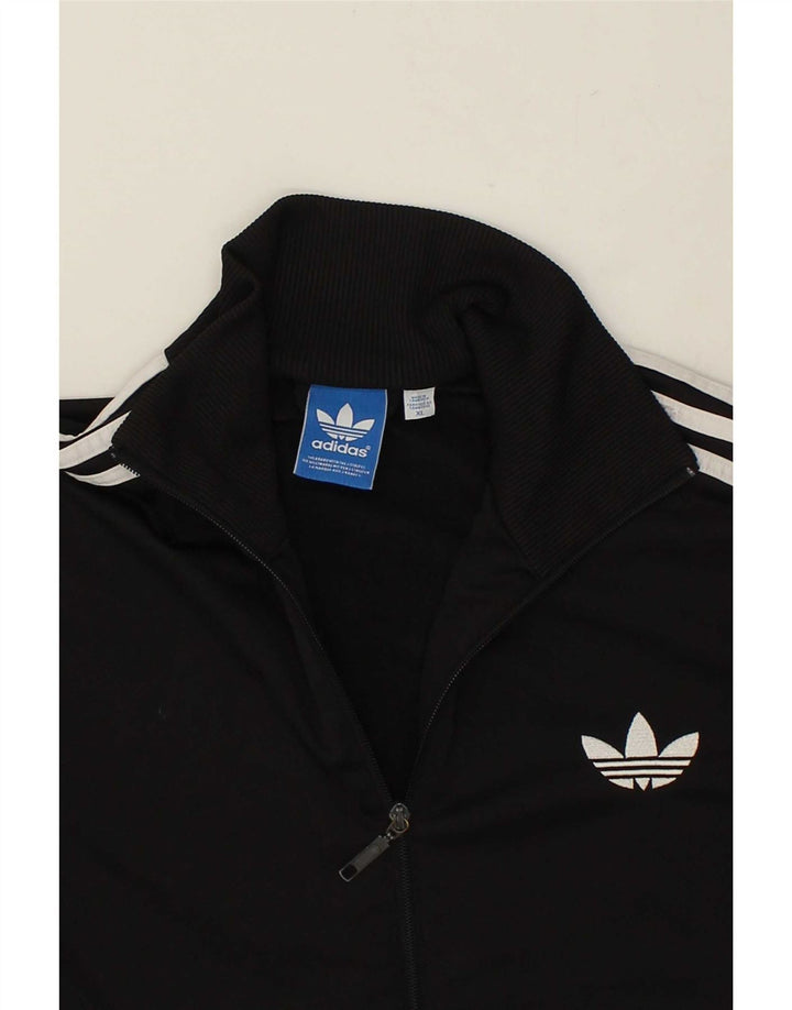 ADIDAS Herren Graphic Trainingsanzug Top Jacke XL Schwarz Polyester