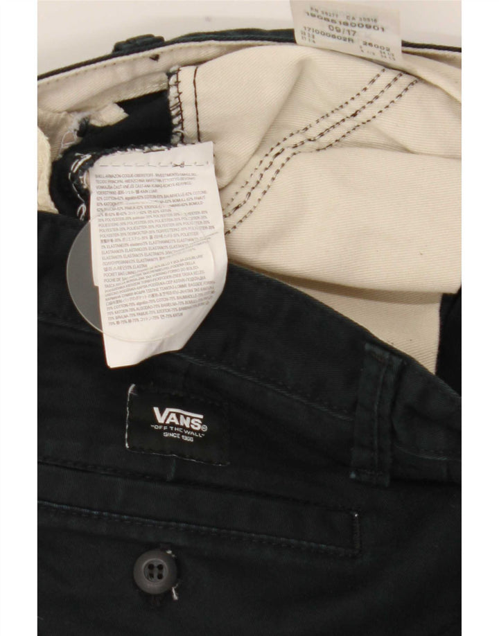 Vans Herren Chinoshorts W27 XS Grüne Baumwolle
