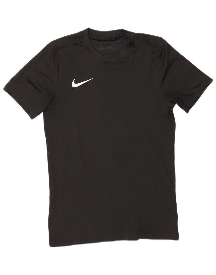 Nike Herren Dri Fit T-Shirt Top Small Schwarz Polyester