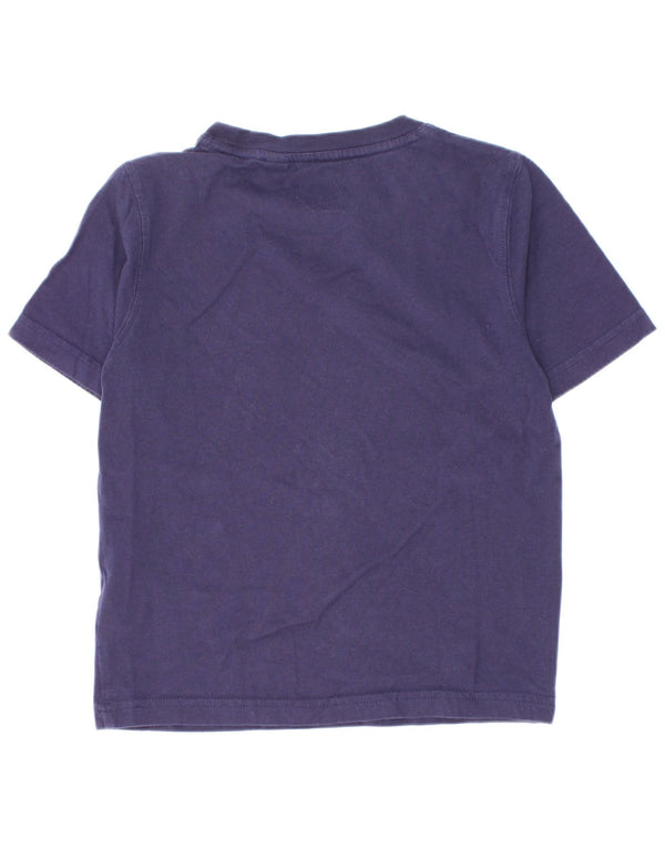 Timberland Grafik-T-Shirt-Oberteil für Jungen, 4–5 Jahre, marineblaue Baumwolle