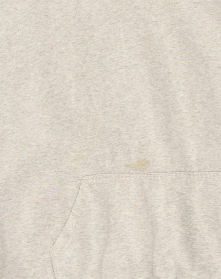 JACK WILLS Womens Oversized Graphic Hoodie Jumper UK 10 Small Grey Cotton | Vintage Jack Wills | Thrift | Second-Hand Jack Wills | Used Clothing | Messina Hembry 