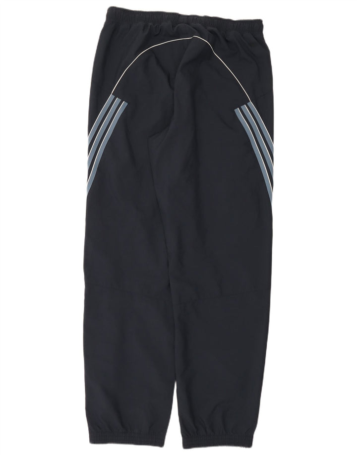 Adidas Herren-Trainingshose, Jogginghose, groß, marineblau, gestreift, Polyester