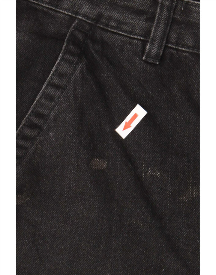 Kiabi Herren Cargo Straight Jeans IT 50 Large W34 L31 Schwarz