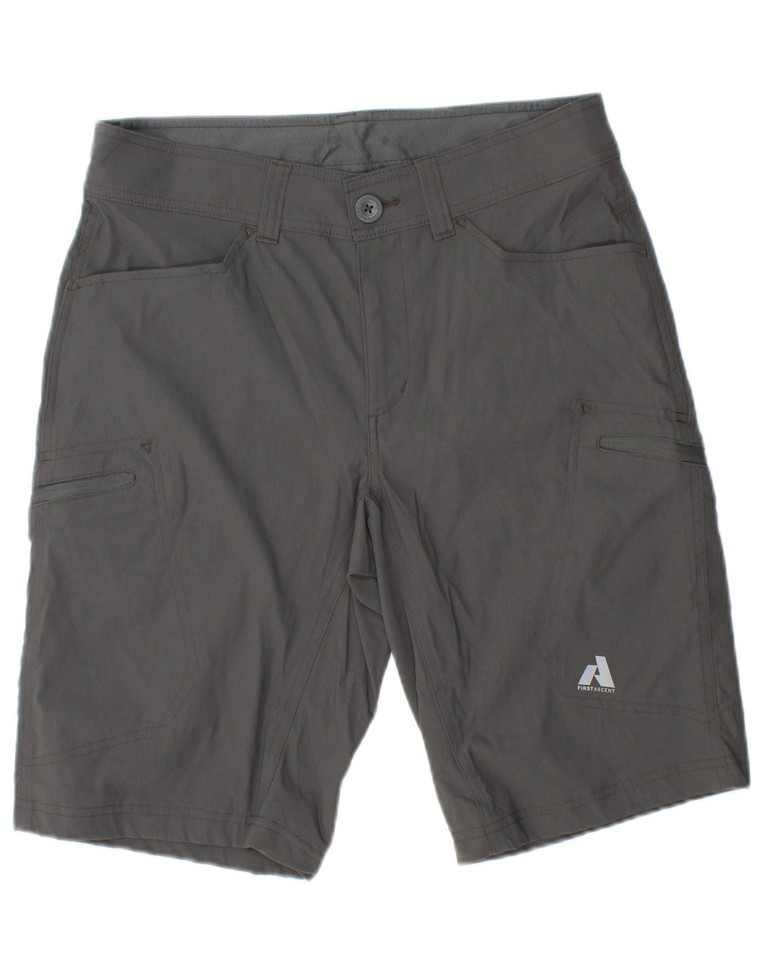EDDIE BAUER Herren Cargoshorts W32 Mittelgraues Nylon