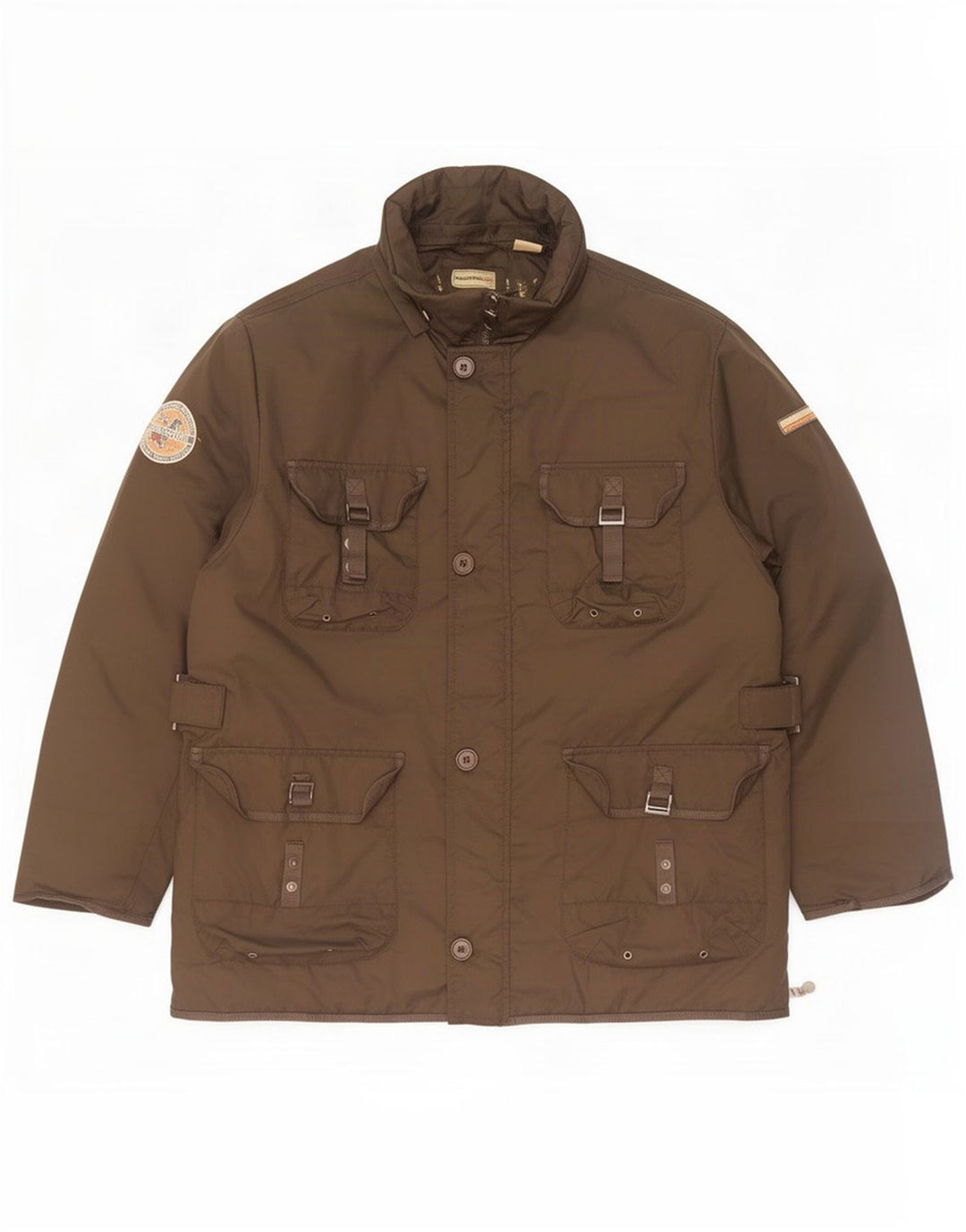 Gepolsterte Herren-Utility-Jacke von Nangaparbat, UK 42/44 XL, braun, Polyamid