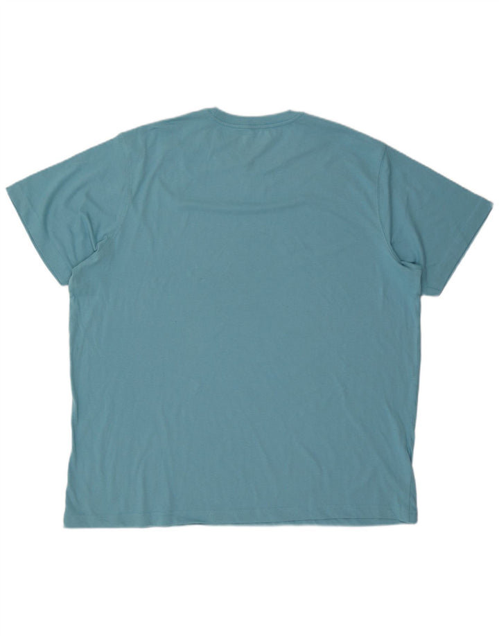 EDDIE BAUER Herren T-Shirt Top 2XL Blau Baumwolle