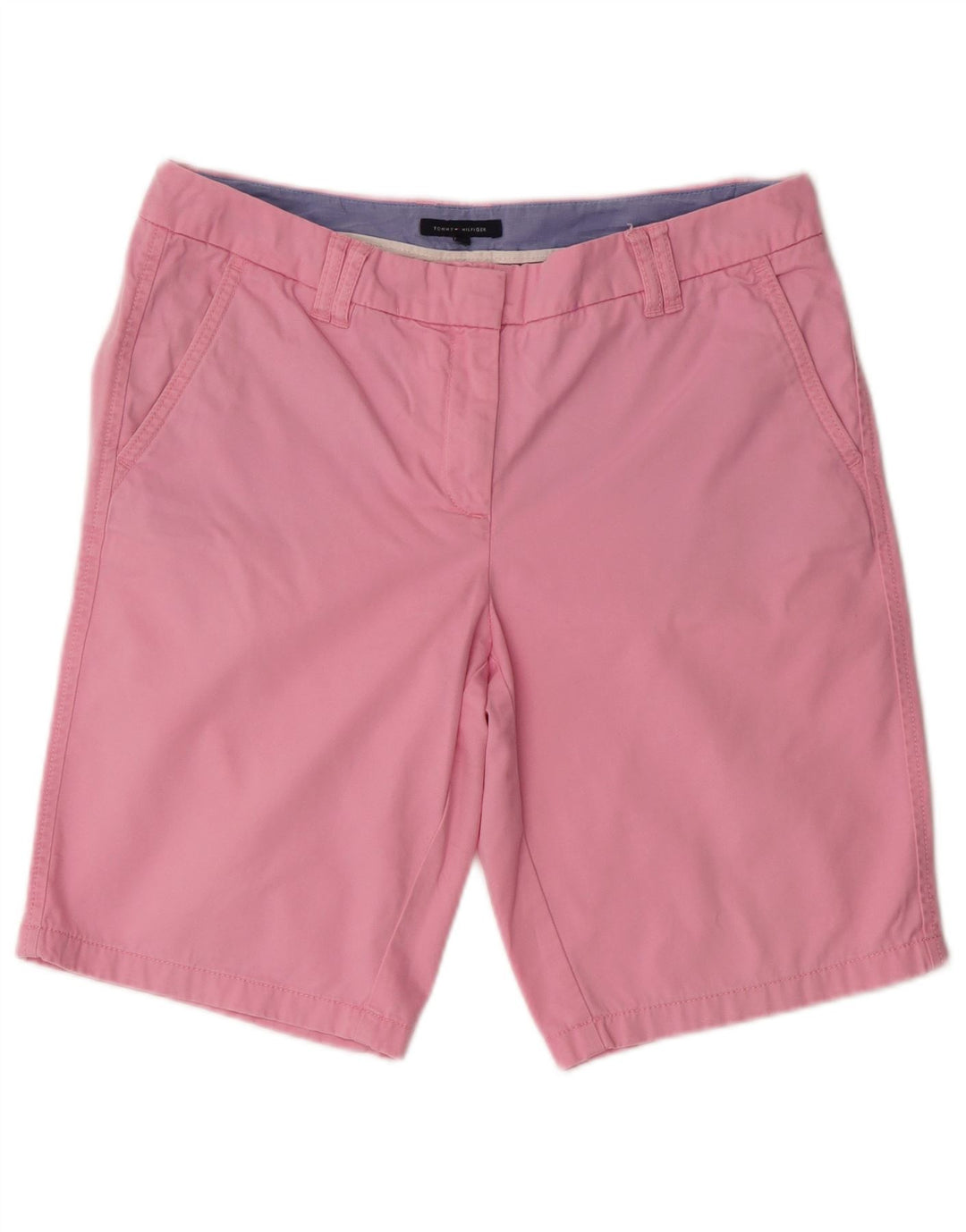 Tommy Hilfiger Damen Chino-Shorts US 8 Medium W32 Rosa Baumwolle