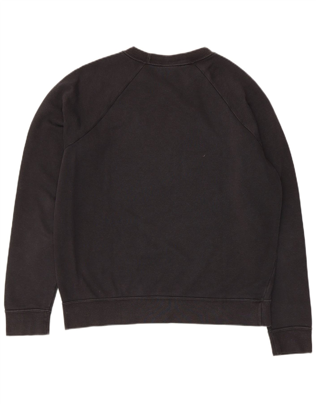 Nike Womens Graphic Sweatshirt Pullover UK 14 Mittelschwarze Baumwolle