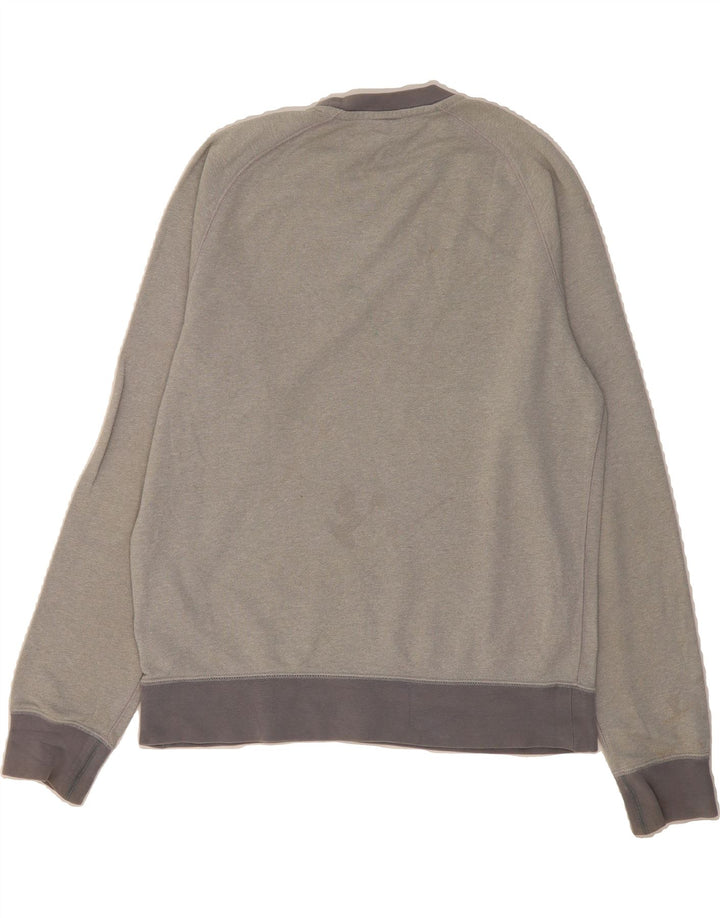 NIKE Mens Sweatshirt Jumper Medium Grey Colourblock Cotton Vintage Nike and Second-Hand Nike from Messina Hembry 