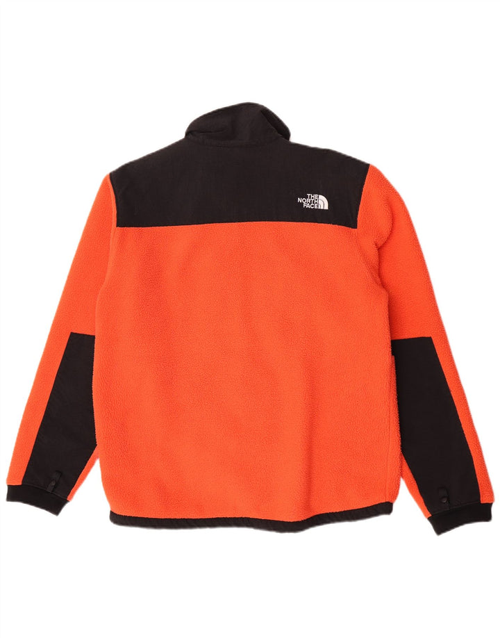 The North Face Damen Fleecejacke UK 14 Large Orange Colourblock
