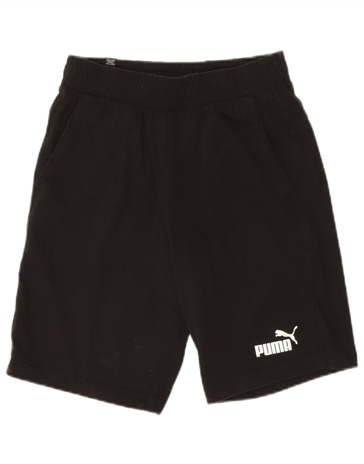 Puma Herren Sport Shorts Small Schwarz Baumwolle