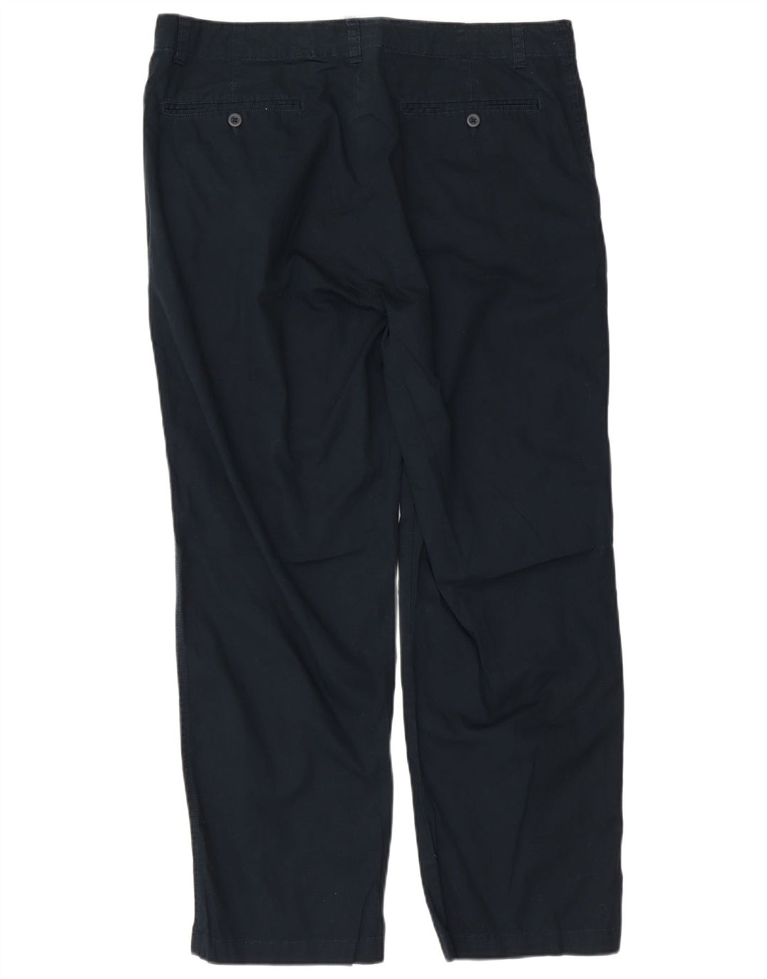 CALVIN KLEIN Herren gerade Chinohose W36 L30 Marineblaue Baumwolle