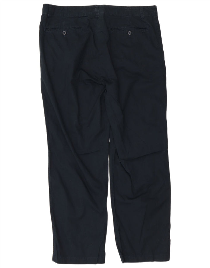 CALVIN KLEIN Herren gerade Chinohose W36 L30 Marineblaue Baumwolle