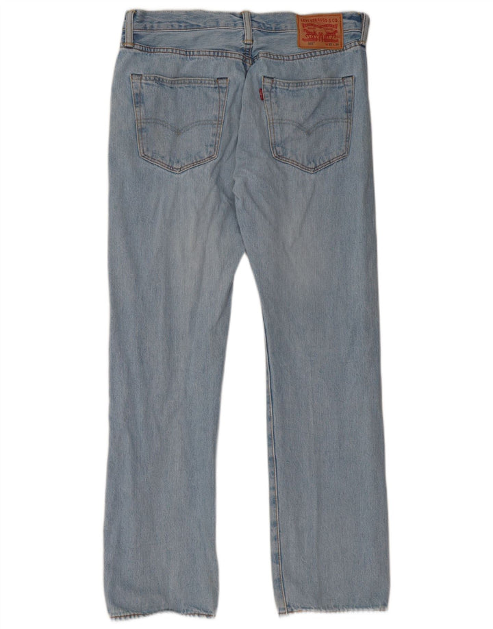 Levi's Herren 501 Straight Jeans W32 L30 Blaue Baumwolle