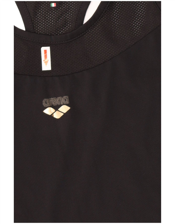 Arena Damen Weste Top UK 12 Medium Schwarz Polyester