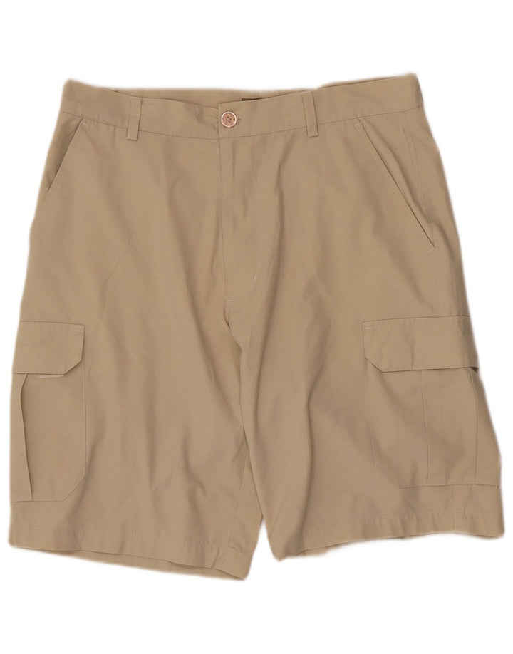 Master Herren Cargoshorts IT 48 Medium W32 L10 Beige Polyester